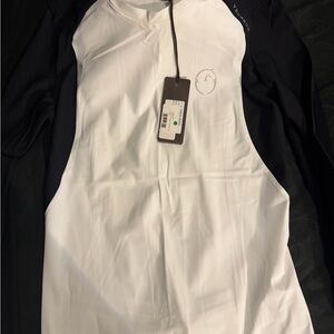 Women's Black and White Top